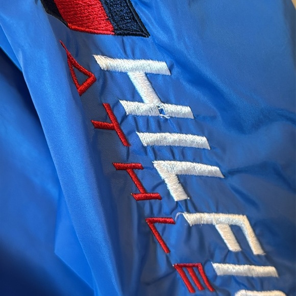 Vintage 90s Tommy Hilfiger Athletics Windbreaker Jacket Size M - Picture 6 of 12